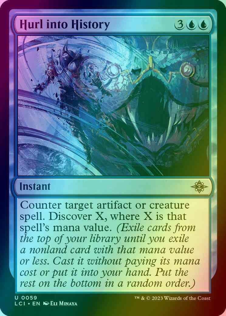 Hurl into History [59] [The Lost Caverns of Ixalan] [Foil] – Face to Face  Games