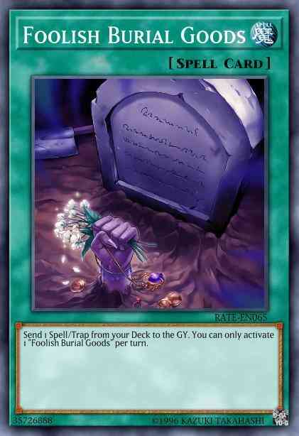 Foolish Burial Goods - RATE-EN065 - Secret Rare - Unlimited