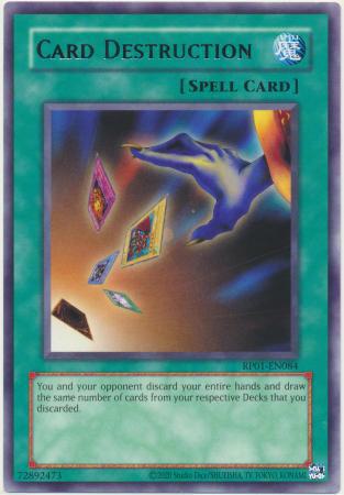 Card Destruction - 2020 Date Reprint - RP01-EN084 - Rare - Unlimited