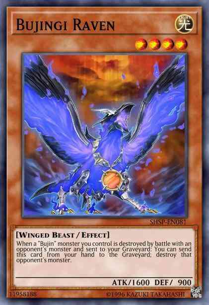 Bujingi Raven - SHSP-EN081 - Rare - Unlimited