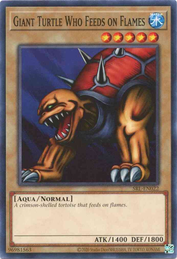 Giant Turtle Who Feeds on Flames - 25th Anniversary - SRL-EN022 - Common - Unlimited