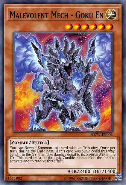 Malevolent Mech - Goku En - SDZW-EN002 - Common - 1st Edition