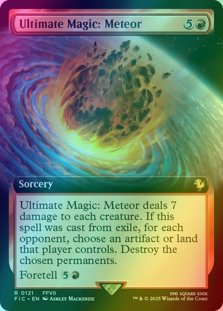 Ultimate Magic: Meteor [121] [Extended Art] [FINAL FANTASY: Commander] [Foil] – Face to Face Games