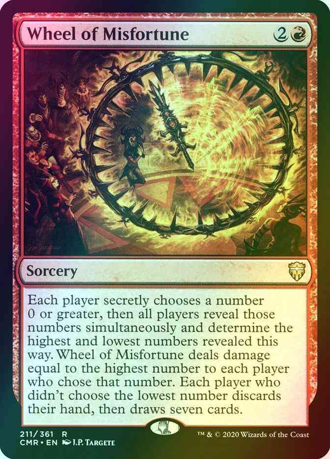 Wheel of Misfortune [211] [Commander Legends] [Foil] – Face to
