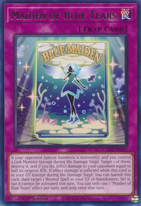 Maiden of Blue Tears - MZTM-EN031 - Rare - 1st Edition