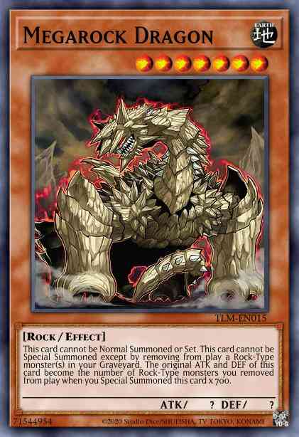 Megarock Dragon - TLM-EN015 - Super Rare - 1st Edition