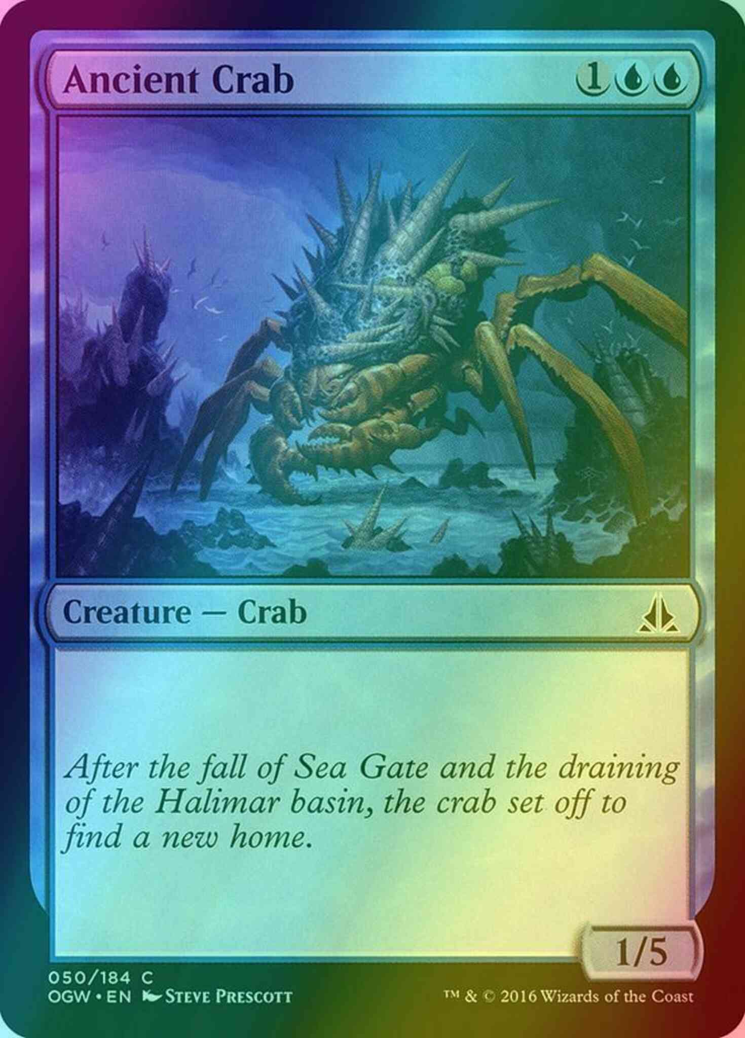 Ancient Crab [50] [Oath of the Gatewatch] [Foil] – Face to Face Games