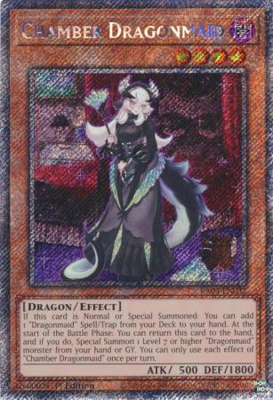 Chamber Dragonmaid - RA04-EN032 - Platinum Secret Rare - 1st Edition