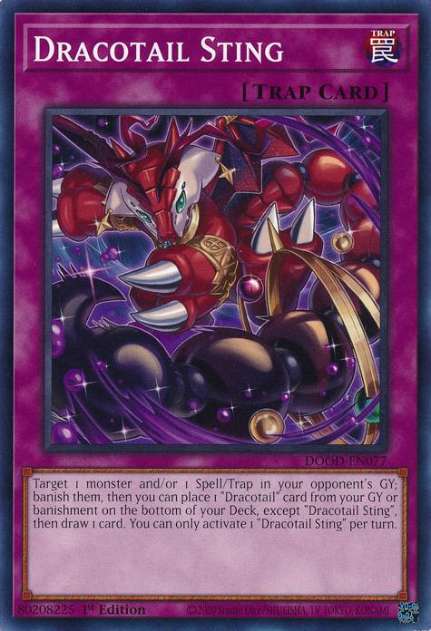 Dracotail Sting - DOOD-EN077 - Common - 1st Edition