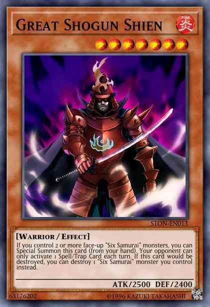 Great Shogun Shien - STON-EN013 - Super Rare - Unlimited