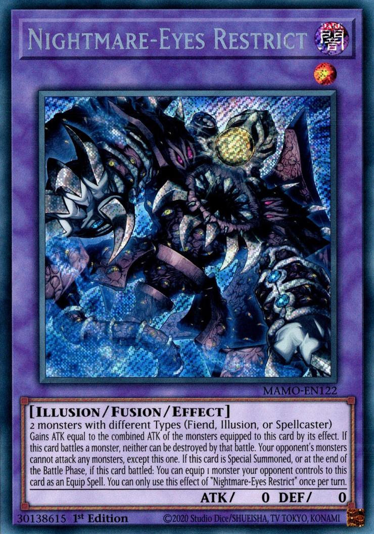 Nightmare-Eyes Restrict - MAMO-EN122 - Secret Rare - 1st Edition
