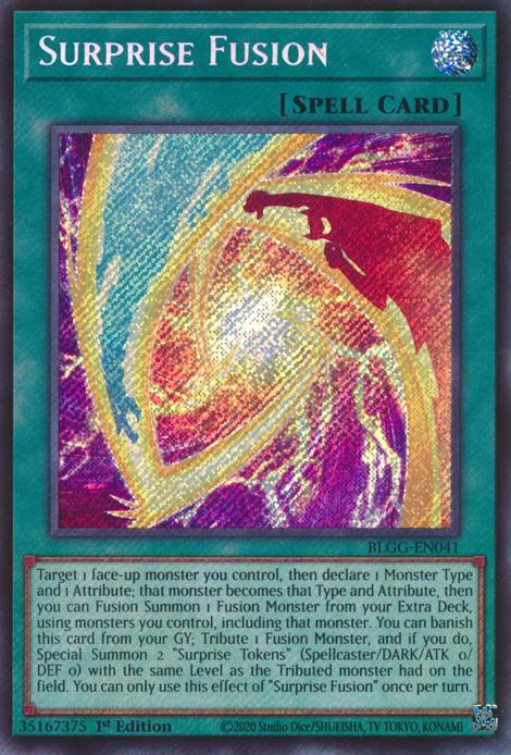 Surprise Fusion - BLGG-EN041 - Secret Rare - 1st Edition