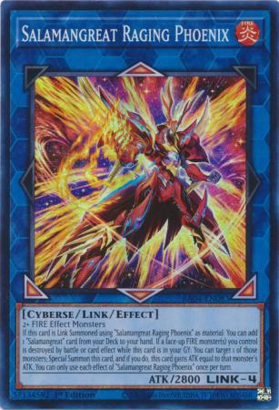 Salamangreat Raging Phoenix - RA04-EN083 - Super Rare - 1st Edition