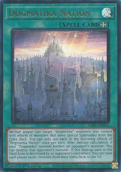 Dogmatika Nation - RA05-EN066 - Ultra Rare - 1st Edition
