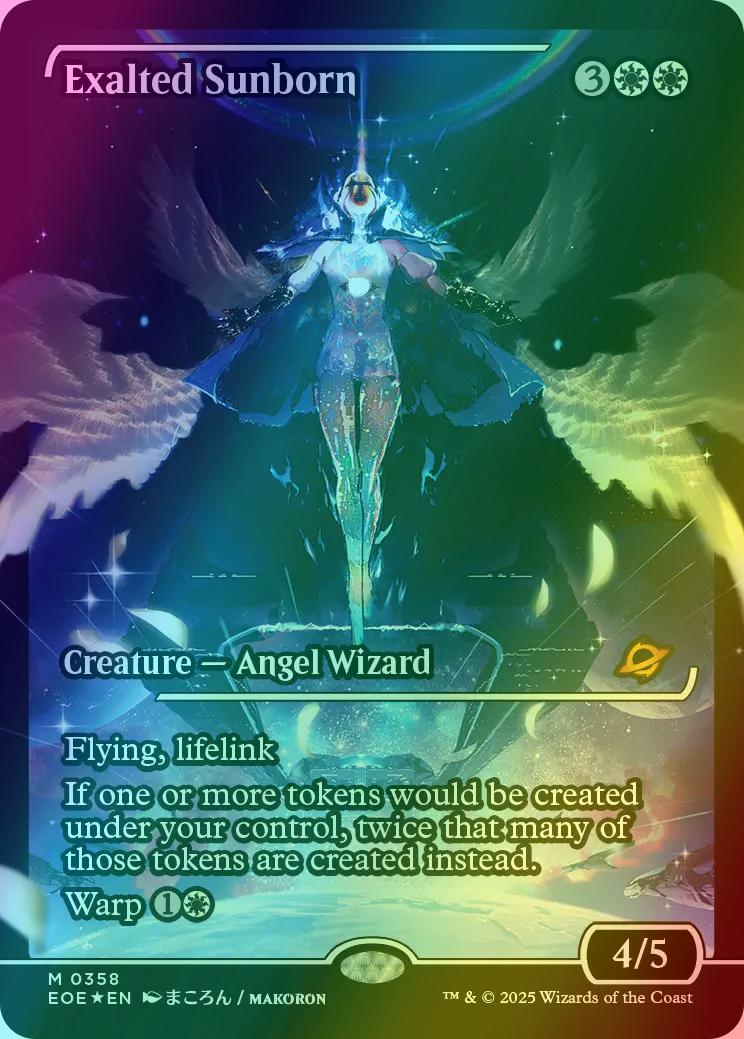 Exalted Sunborn [358] [Japan Showcase] [Edge of Eternities] [Foil