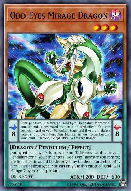 Odd-Eyes Mirage Dragon - DRL3-EN001 - Secret Rare - 1st Edition