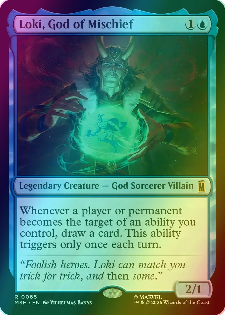 Loki, God of Mischief [65] [Marvel Super Heroes] [Foil] – Face to