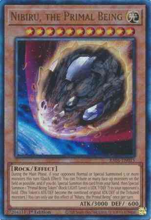 Nibiru, the Primal Being - RA01-EN015 - Prismatic Ultimate Rare - 1st Edition