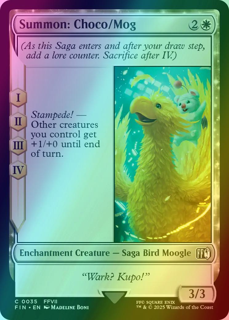 Summon: Choco/Mog [35] [FINAL FANTASY] [Foil]  Face to Face Games