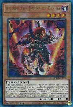 Aluber the Jester of Despia - RA02-EN016 - Prismatic Ultimate Rare - 1st Edition