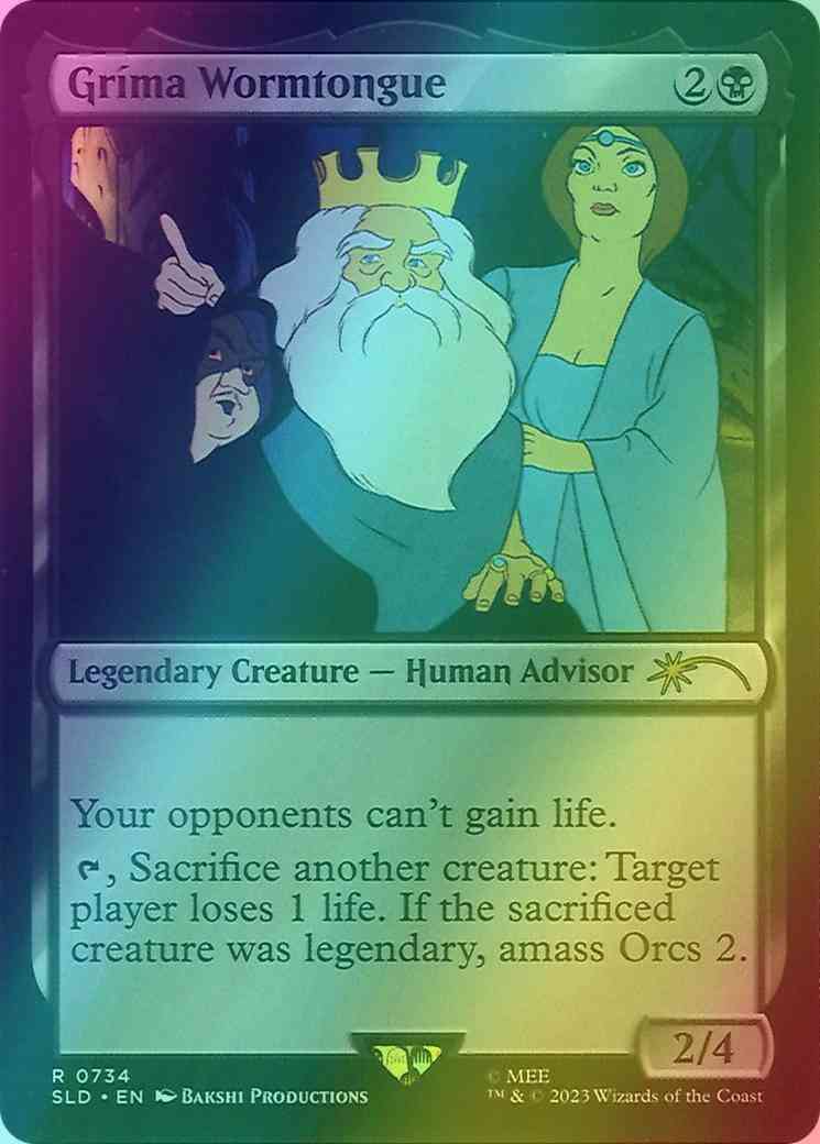 Gríma Wormtongue [0734] [Adventures in Middle-earth] [Secret Lair Drop]  [Foil] – Face to Face Games