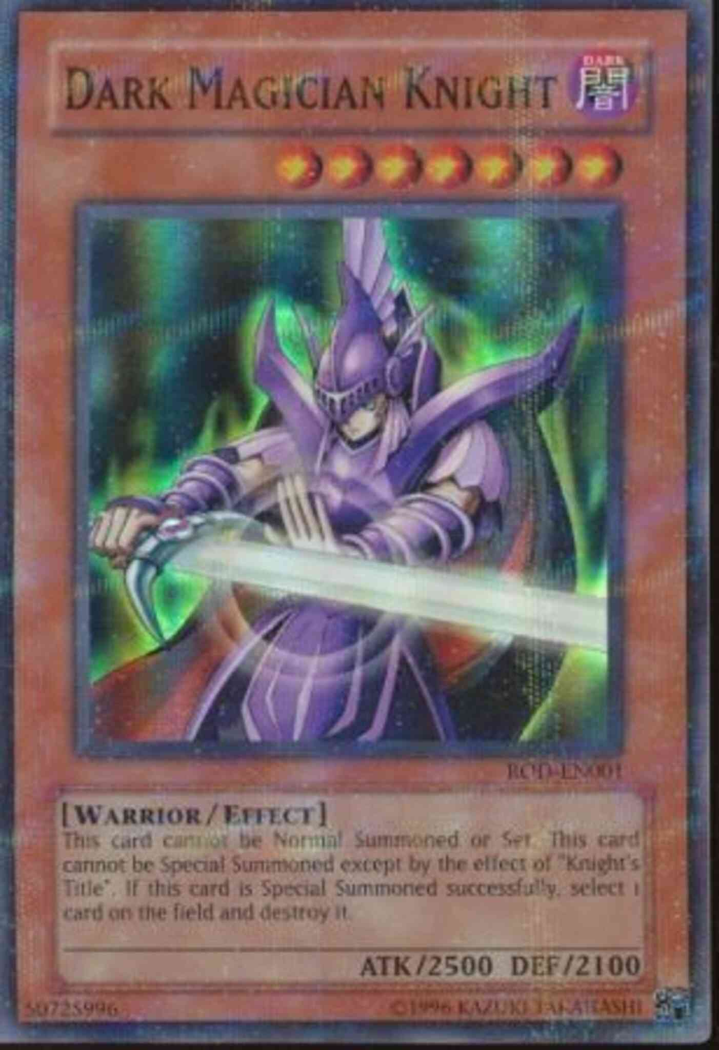 Dark Magician Knight - ROD-EN001 - Super Parallel Rare - Unlimited