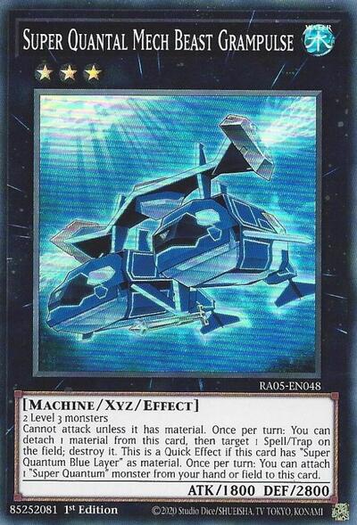 Super Quantal Mech Beast Grampulse - RA05-EN048 - Super Rare - 1st Edition