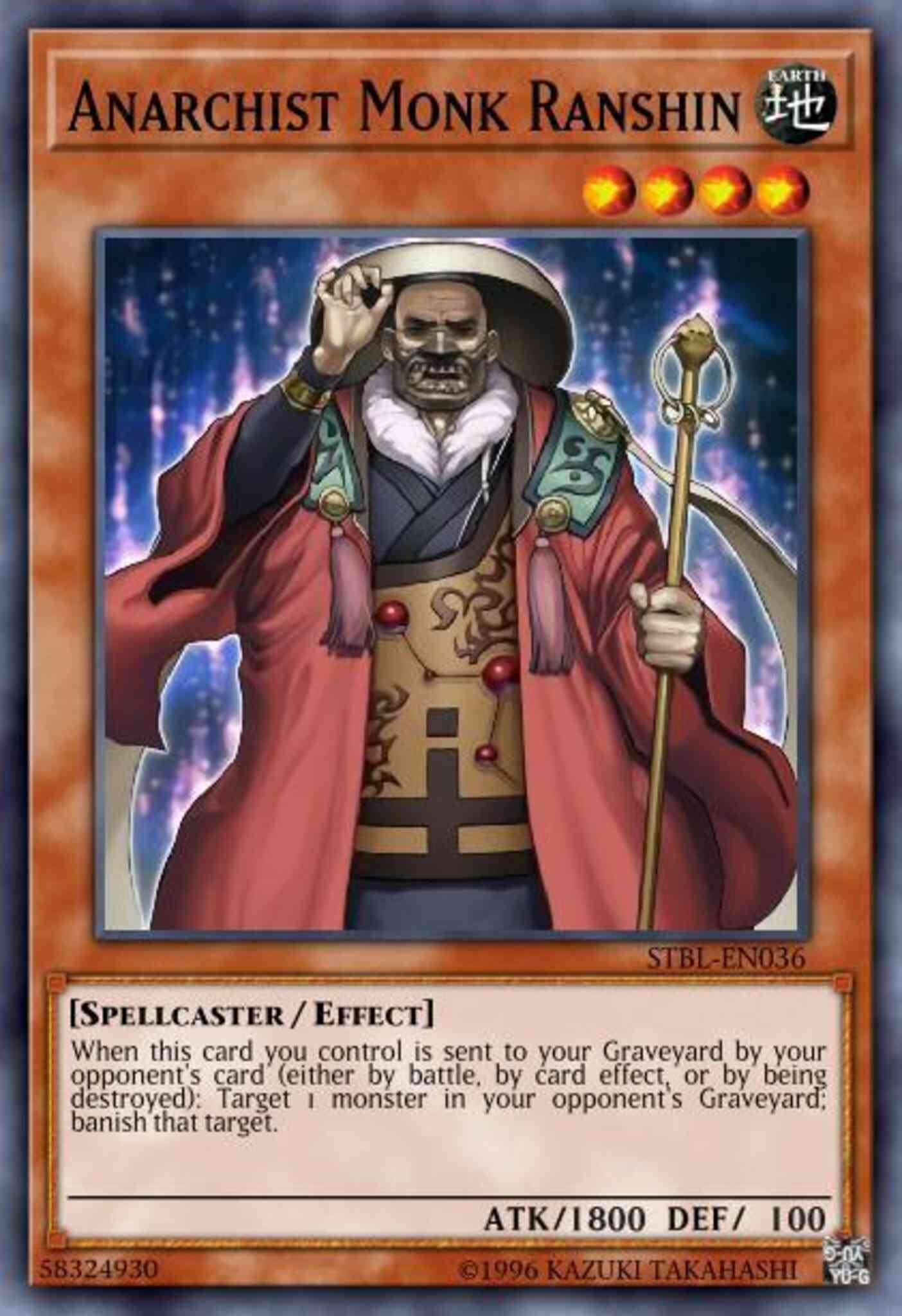 Anarchist Monk Ranshin - BP02-EN092 - Common - 1st Edition