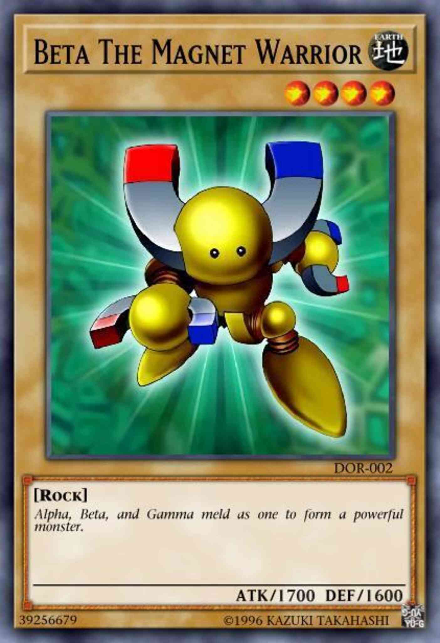 Beta the Magnet Warrior - RP02-EN090 - Rare - Unlimited