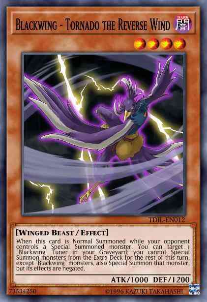 Blackwing - Tornado the Reverse Wind - TDIL-EN012 - Common - 1st Edition