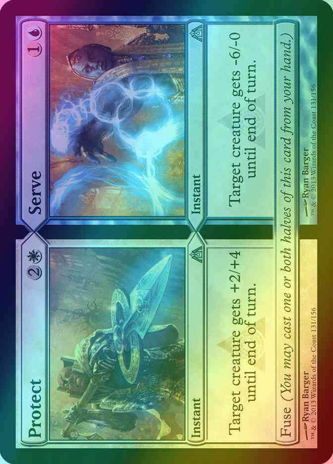 Protect // Serve [131] [Dragon's Maze] [Foil] – Face to Face Games