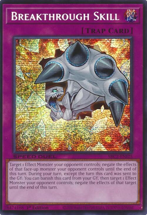 Breakthrough Skill - SBC2-ENI25 - Prismatic Secret Rare - 1st Edition