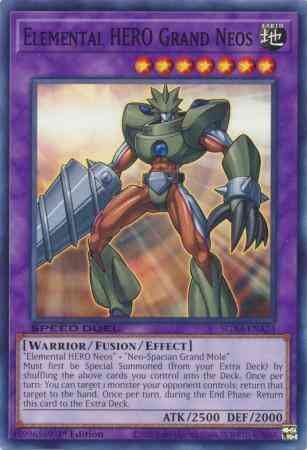 Elemental HERO Grand Neos - SGX4-ENA24 - Common - 1st Edition  Face to  Face Games