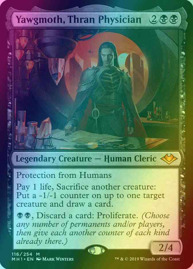 mtg yawgmoth cards Yawgmoth, Thran Physician [116] [Modern Horizons] [Foil] – Face to Face  Games