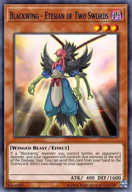 Blackwing - Etesian of Two Swords - STBL-EN015 - Common - 1st Edition