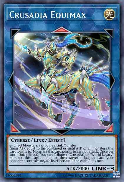 Crusadia Equimax - CYHO-EN044 - Ultra Rare - Unlimited