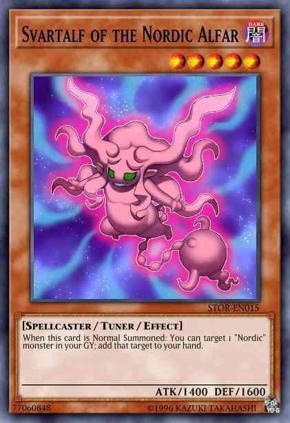 Svartalf of the Nordic Alfar - STOR-EN015 - Super Rare - 1st Edition