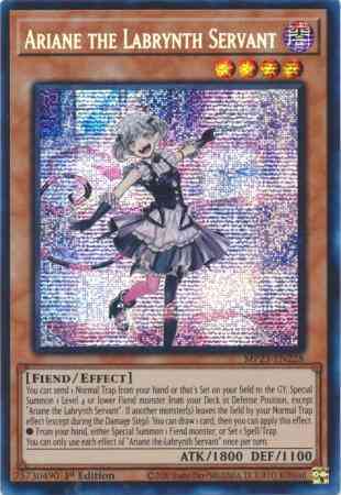 Ariane the Labrynth Servant - MP23-EN228 - Prismatic Secret Rare - 1st Edition