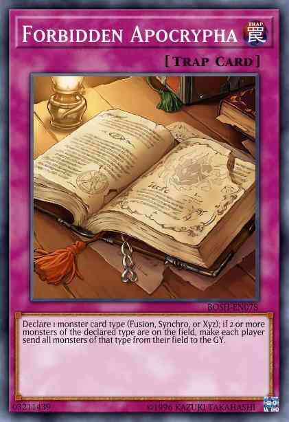 Forbidden Apocrypha - BOSH-EN078 - Common - 1st Edition