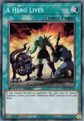 A Hero Lives - SGX2-ENA16 - Secret Rare - 1st Edition