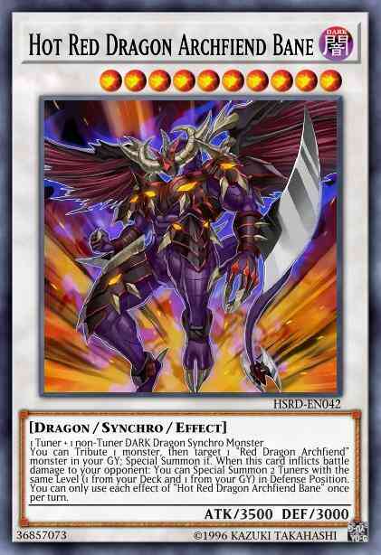 Hot Red Dragon Archfiend Bane - DUPO-EN058 - Ultra Rare - Unlimited