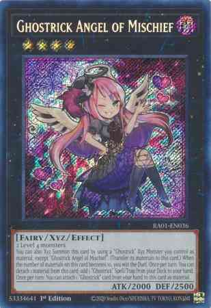 Ghostrick Angel of Mischief - RA01-EN036 - Secret Rare - 1st Edition