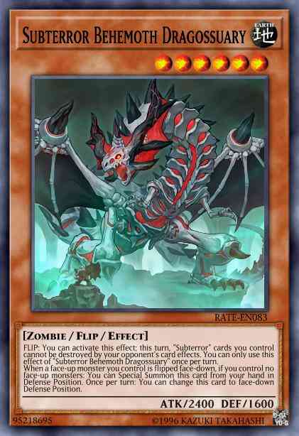 Subterror Behemoth Dragossuary - RATE-EN083 - Super Rare - Unlimited