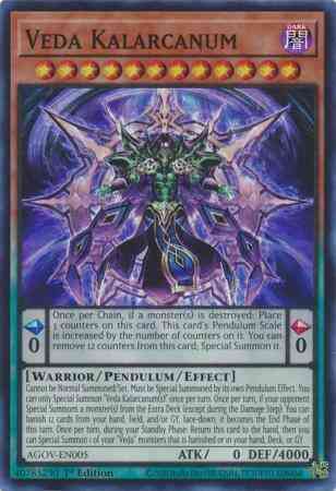 Veda Kalarcanum - AGOV-EN005 - Super Rare - 1st Edition