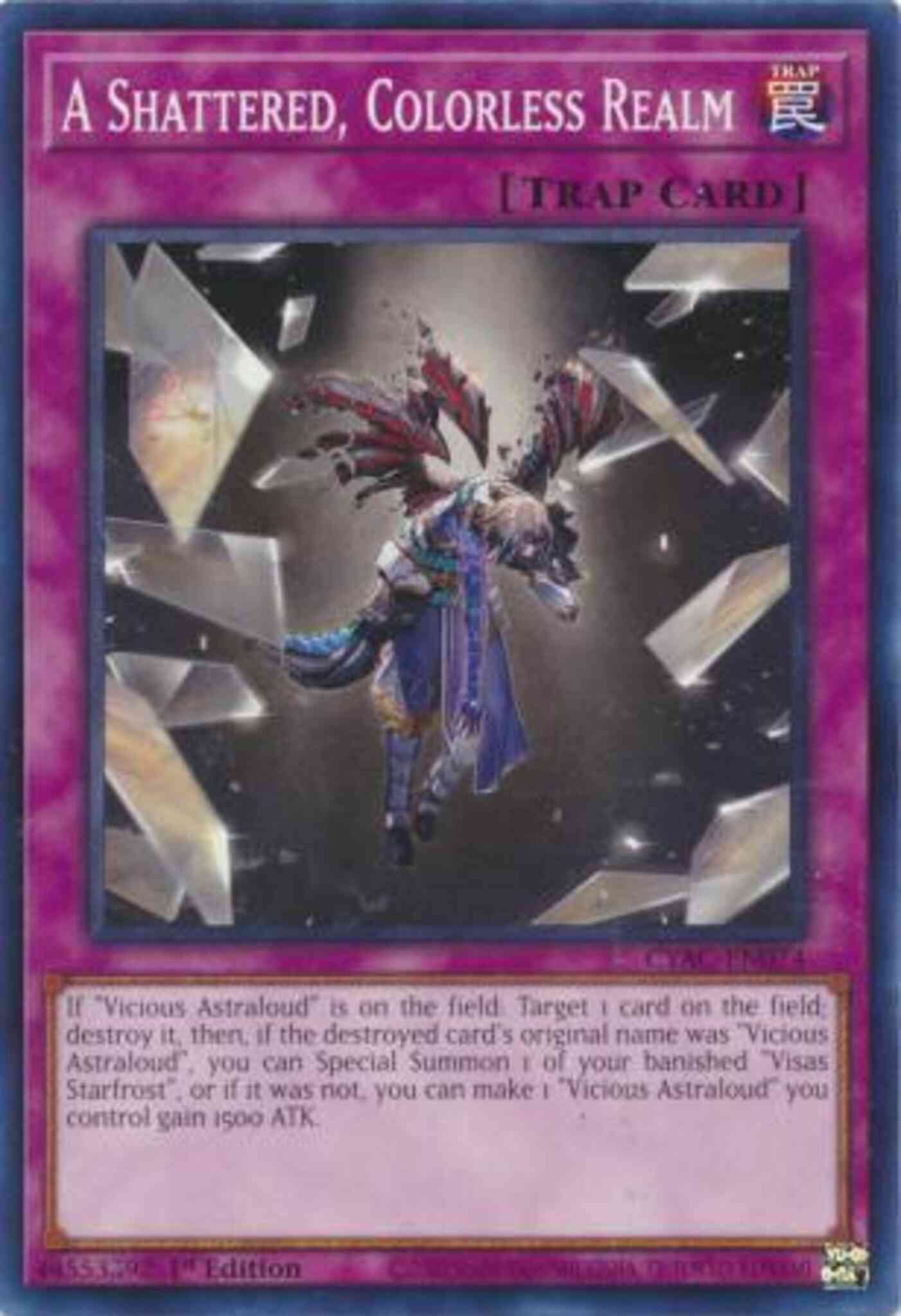A Shattered, Colorless Realm - CYAC-EN074 - Common - 1st Edition