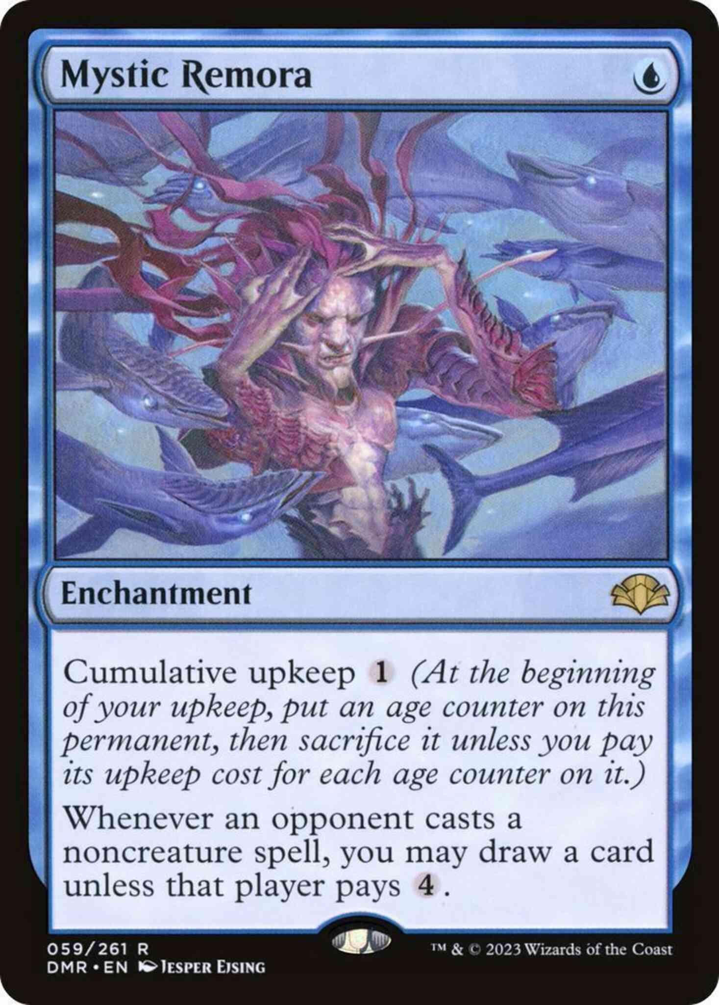 Mystic Remora [59] [Dominaria Remastered] [Non-Foil] – Face to