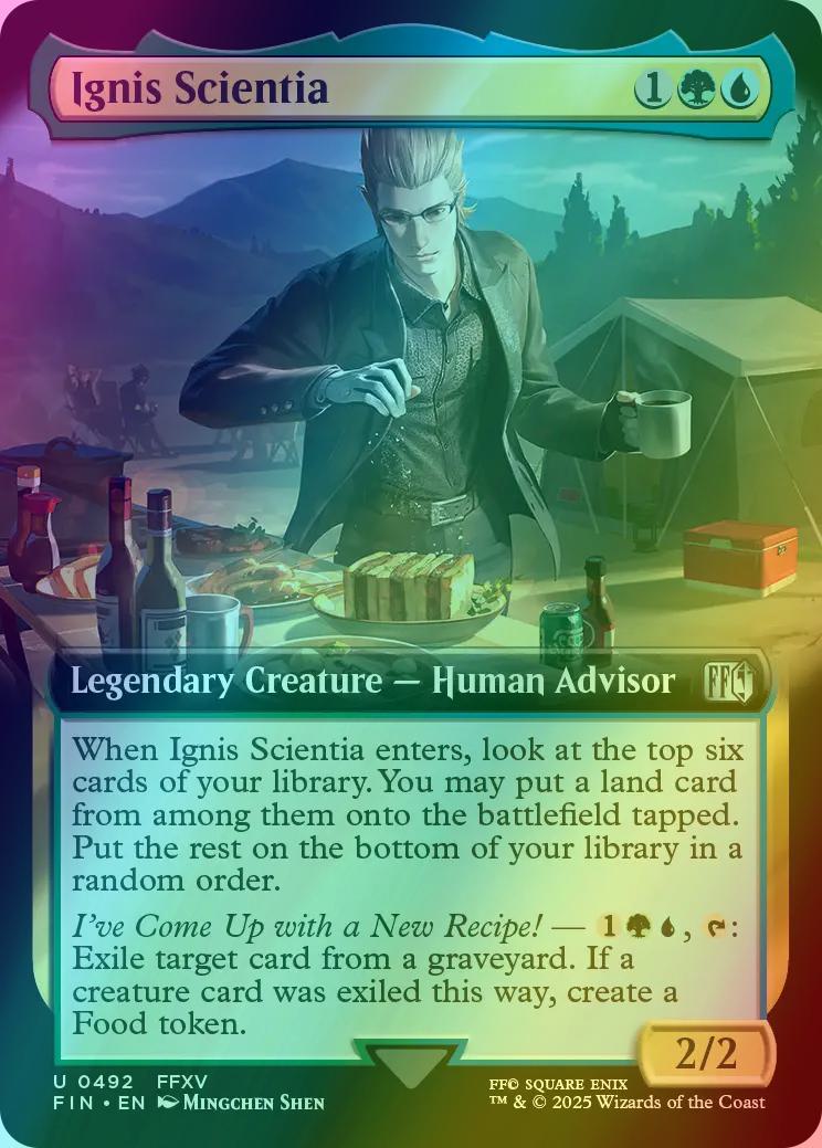 ignis mtg card Deus Playmat - Trading Games If a creature card was exiled this way Ignis Scientia | Final Fantasy