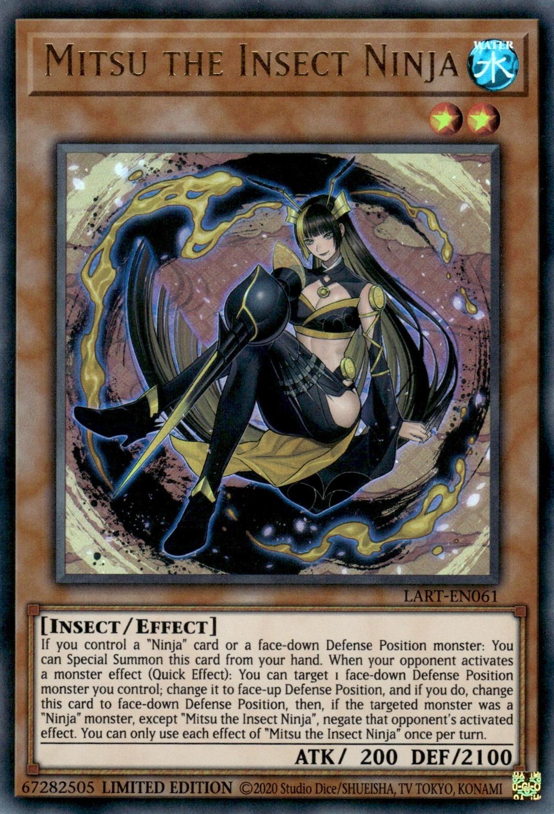 Mitsu the Insect Ninja - LART-EN061 - Ultra Rare - Limited