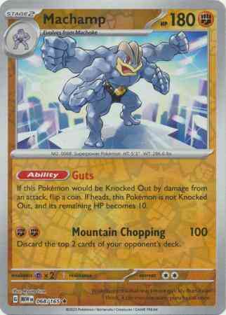 Machamp - 068/165 - Rare [sv035-068] [Reverse Holo]  Face to Face Games