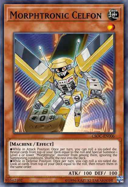 Morphtronic Celfon - TU03-EN003 - Super Rare - Unlimited